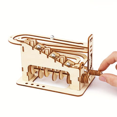 3D Wooden Jigsaw Climbing Drive Model Puzzle Educational Toys