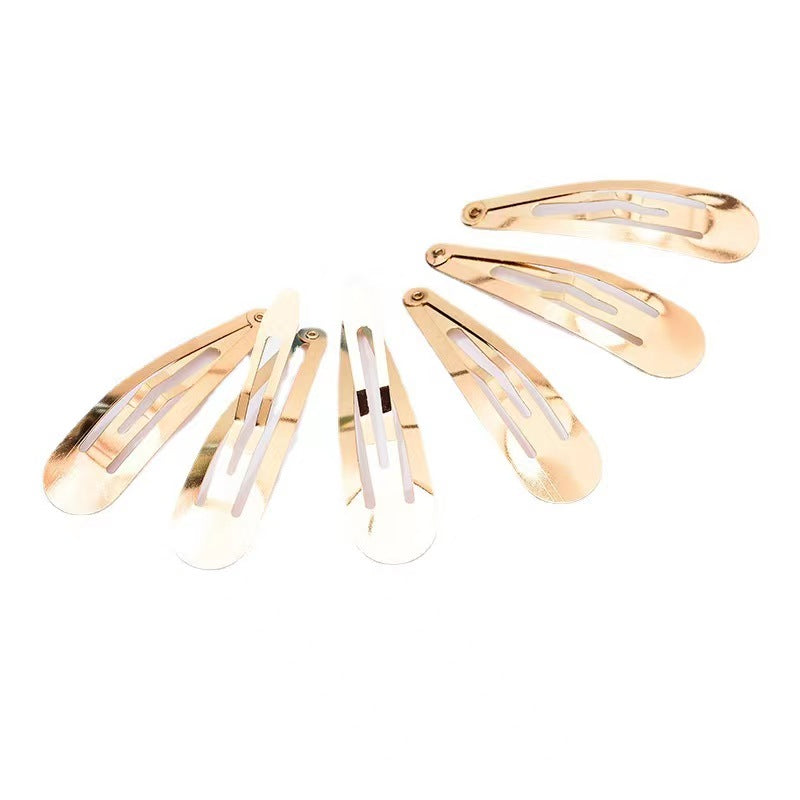 30pcs Metal Snap Hair Clips Non slip Hair Barrettes Hairpins
