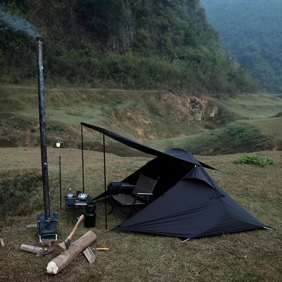 Waterproof Double Decker Tent for Family Camping