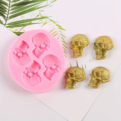 Resin Skull Silicone Mold for Cake Decoration