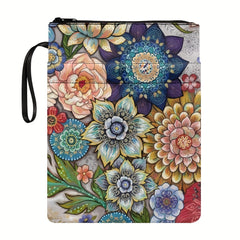Bohemian Paperback Book Cover Flowers Design