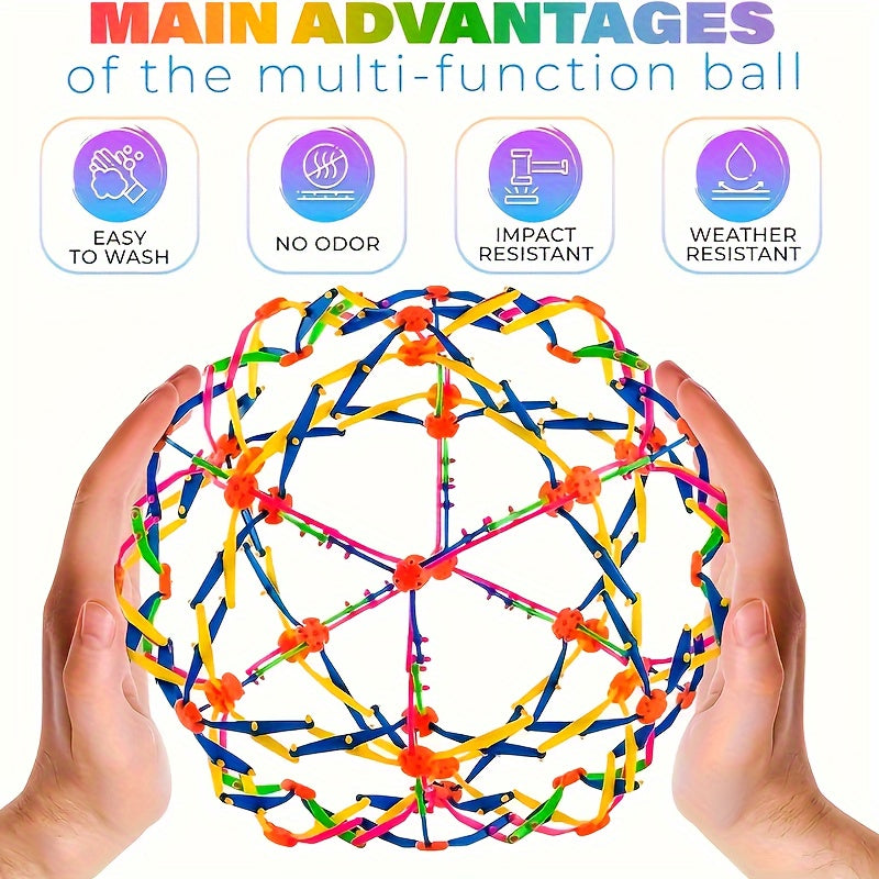 Expandable Fidget Sphere Inflatable Sensory Ball