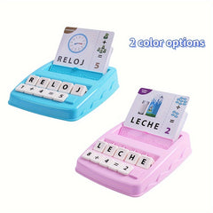 Spanish 2 in 1 Matching Letter & Math Toy for Kids