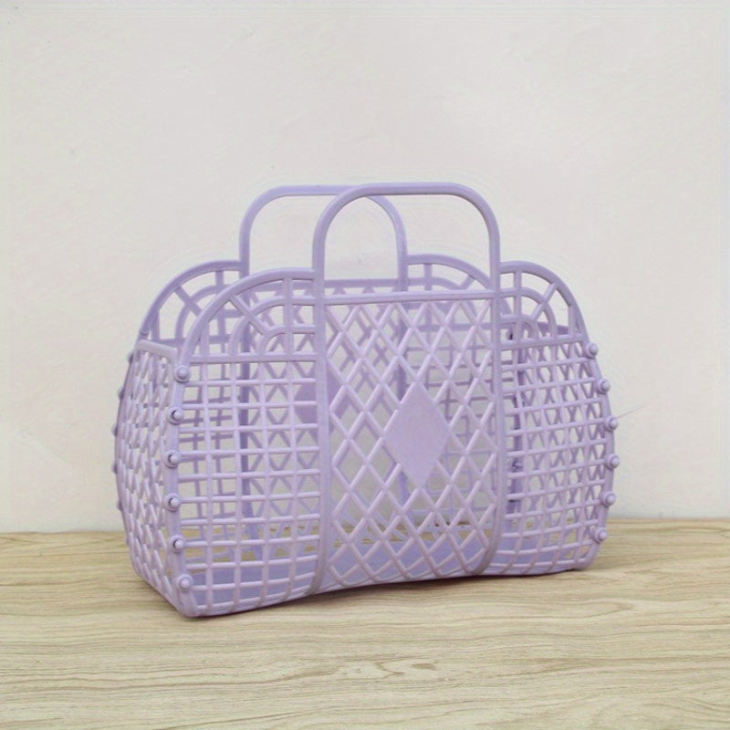 Portable Plastic Shower Bag Beach Storage Tote & Travel Essential