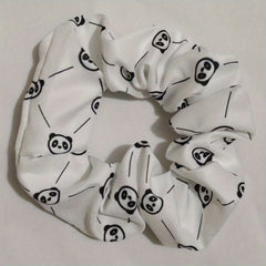 Bear Pattern Hair Scrunchies Soft Fabric For Women Girls