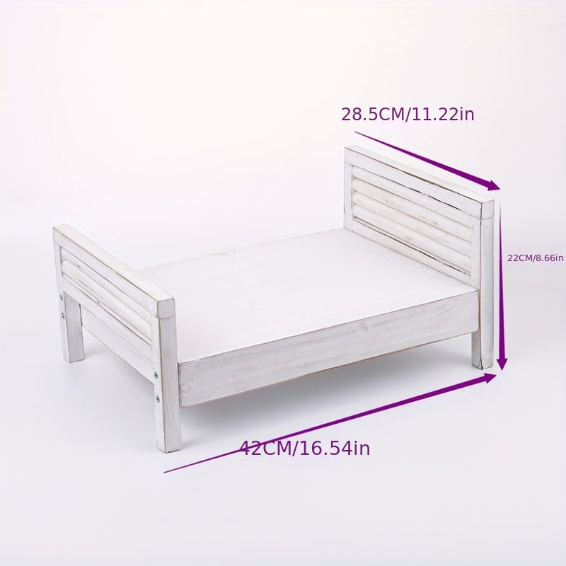 Newborn Photography Props Baby Wooden Bed Children Shooting Props