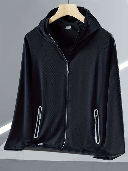 Men's Sun Protection Hooded Jacket for Outdoor Activities
