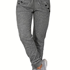  Drawstring Tapered Leg Pants