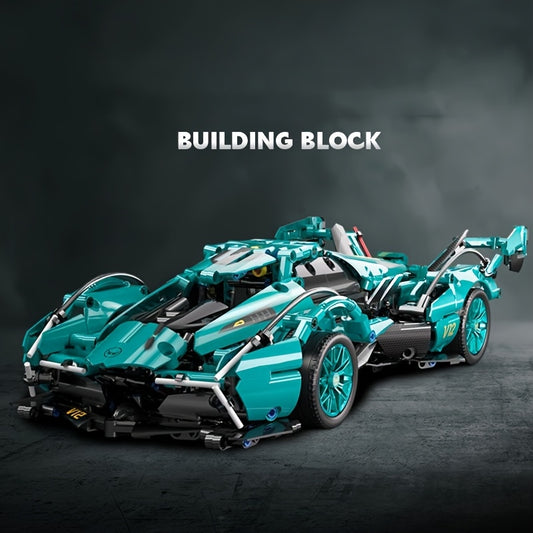 1330pcs Sports Car Edition Racing Car Building Blocks Model