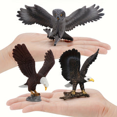 Bird Animal Solid Model Owl headed Vulture green Parrot