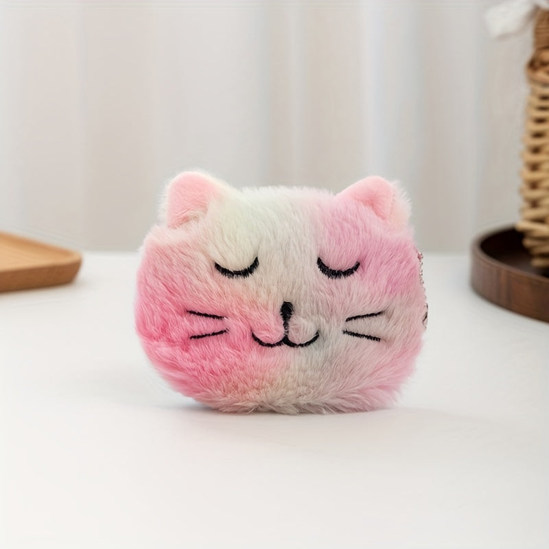 Plush Unicorn Cat Coin Purse Wallet Lipstick Bag