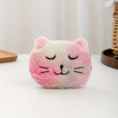 Plush Unicorn Cat Coin Purse Wallet Lipstick Bag