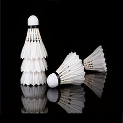 12pcs Feather Badminton Shuttlecocks Indoor Outdoor Competition