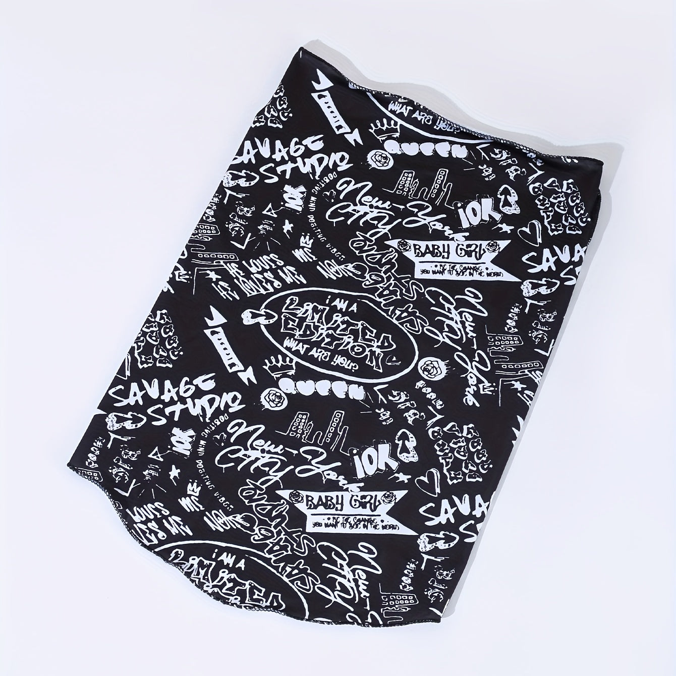 Hip Hop Graffiti Sunproof Mask and Ice Sleeves Set