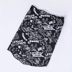 Hip Hop Graffiti Sunproof Mask and Ice Sleeves Set