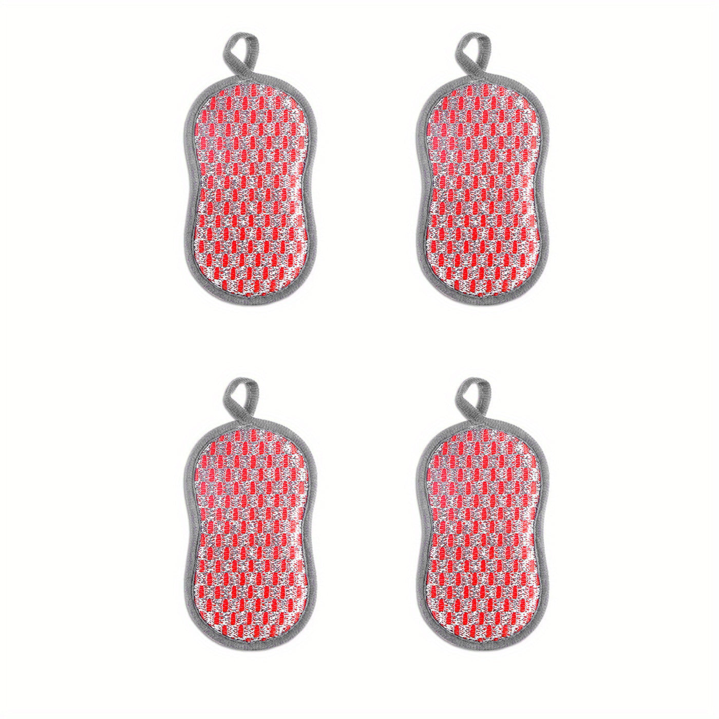 8pcs Dish Cloths Sponge Double Sided Cleaning Brush Scrubbing Magic Spon