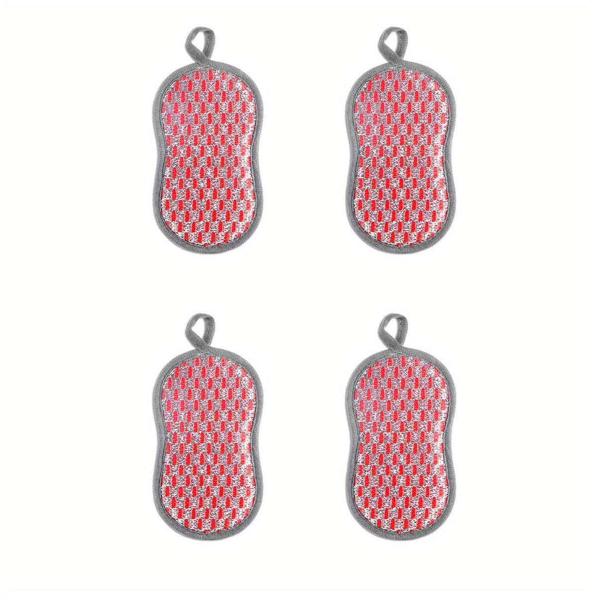 8pcs Dish Cloths Sponge Double Sided Cleaning Brush Scrubbing Magic Spon