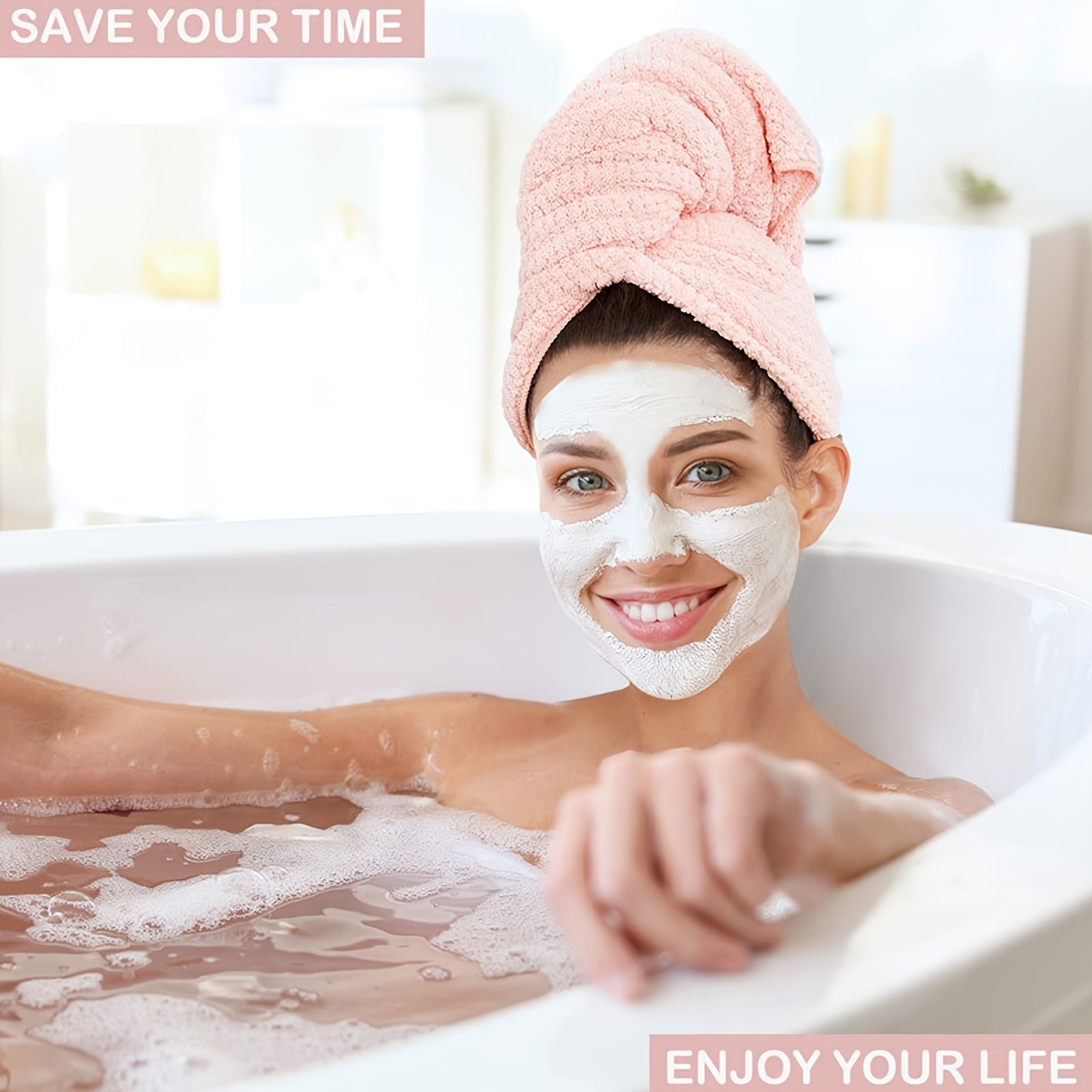 Microfiber Hair Drying Towel Quick Dry Cap
