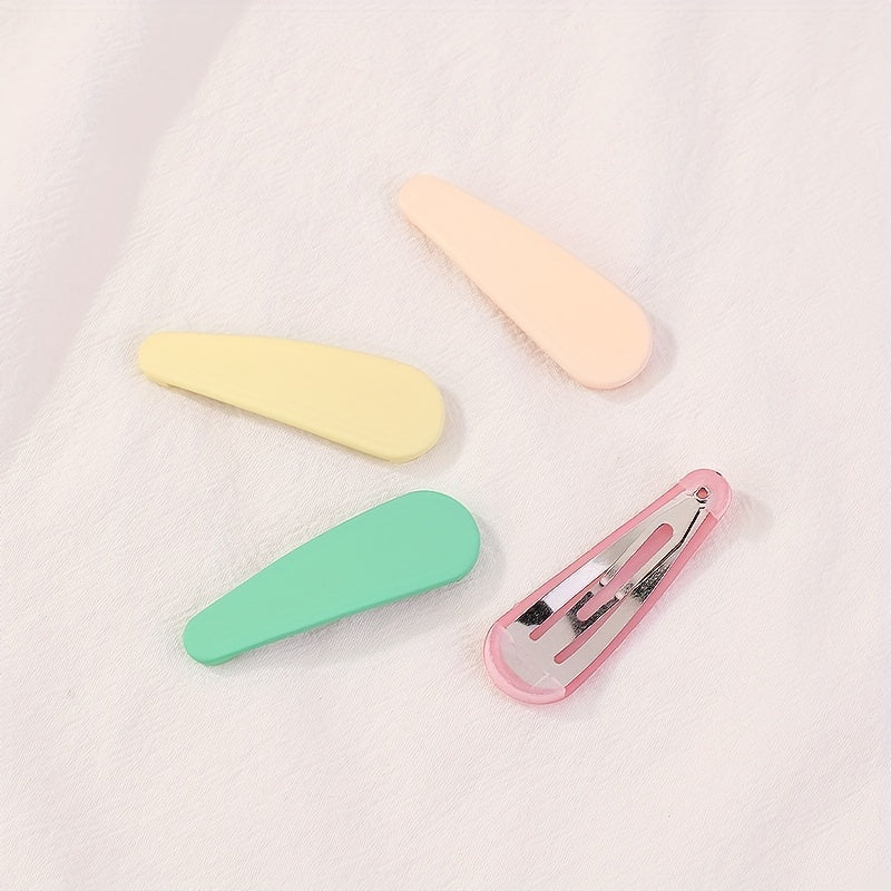10pcs Square Hair Clip Summer Side Clips for Baby Girls