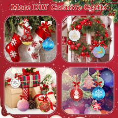 3pcs Christmas Resin Molds for DIY Crafts Home Decor