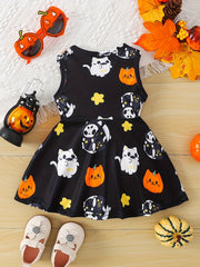 European & American Baby Girls Fawn Dress
