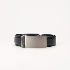 Men's Leather Belt Automatic Buckle Two layer Cowhide Wine Party Pants Belt