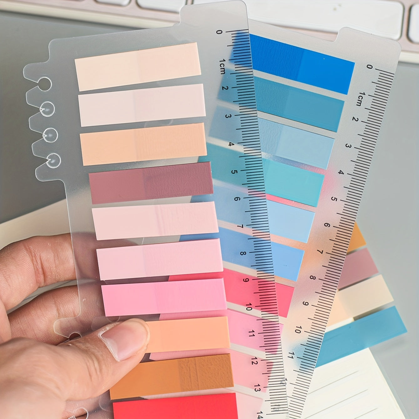 400 PET Sticky Notes Set for Students & Office Workers