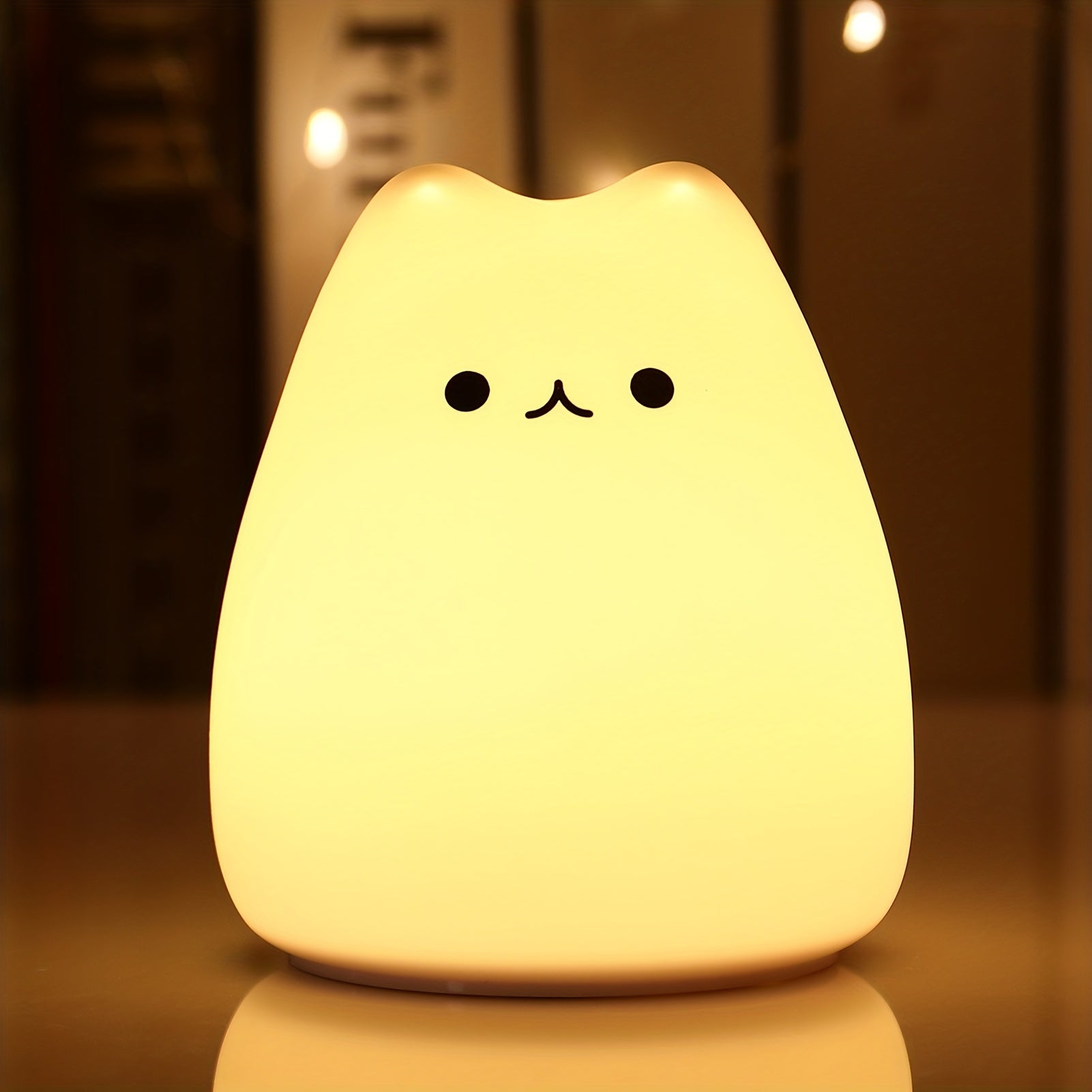 Cat Lamp Night Light For Girls Bedroom Kitty Lamp Birthday For Kids Baby Toddler