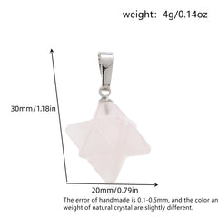 1pc Natural Crystal Pendant Amethyst Lapis Lazuli for Jewelry DIY