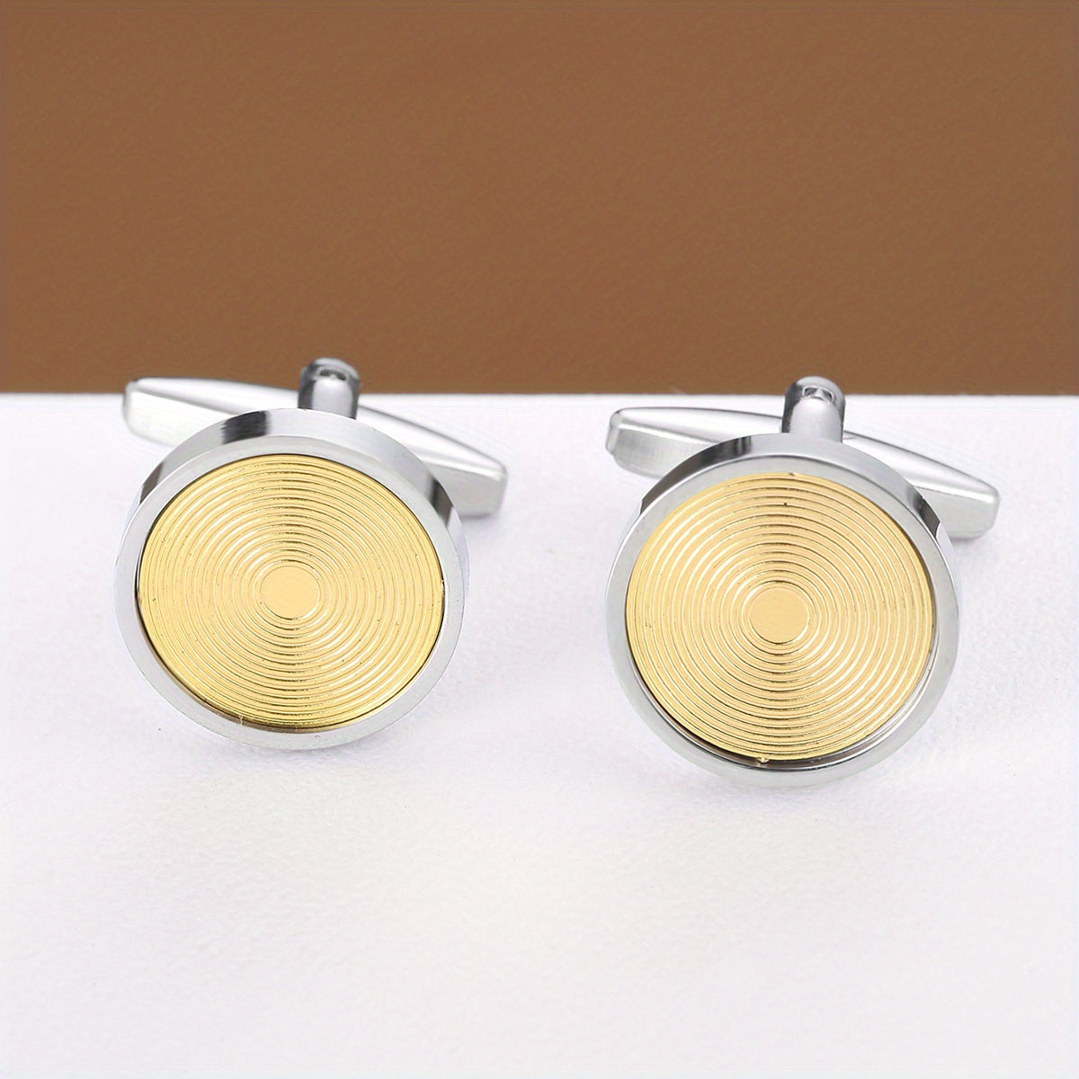 Round Cufflinks Business Shirt Buttons For Men