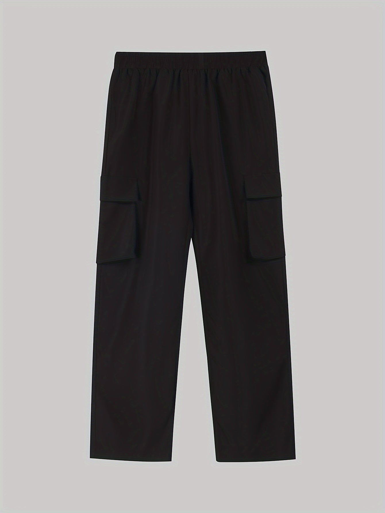  Wide Leg Cargo Trousers With Pockets