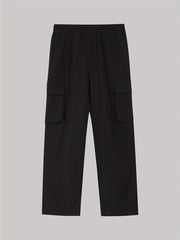  Wide Leg Cargo Trousers With Pockets