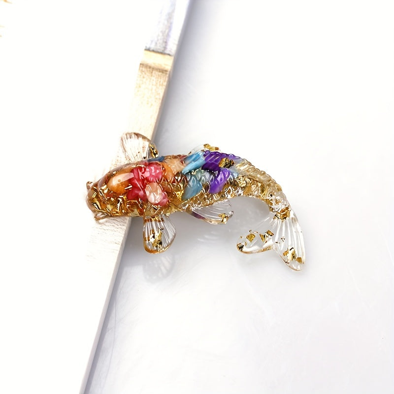 Resin Crystal Drop Glue Fish Small Ornaments Aquarium Decoration