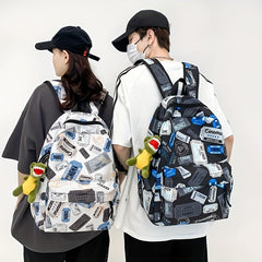 Large Capacity Preppy Backpack School Laptop BookBag Casual Travel