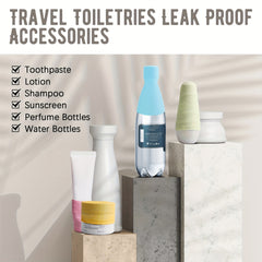 Leak Proof Silicone Travel Sleeves for Toiletries