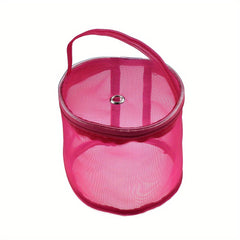 Portable Organizer Yarn Case Mesh Bag Crochet Thread Storage Tote Baskets
