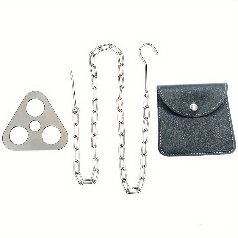 Stainless Steel Campfire Tripod for Outdoor Cooking