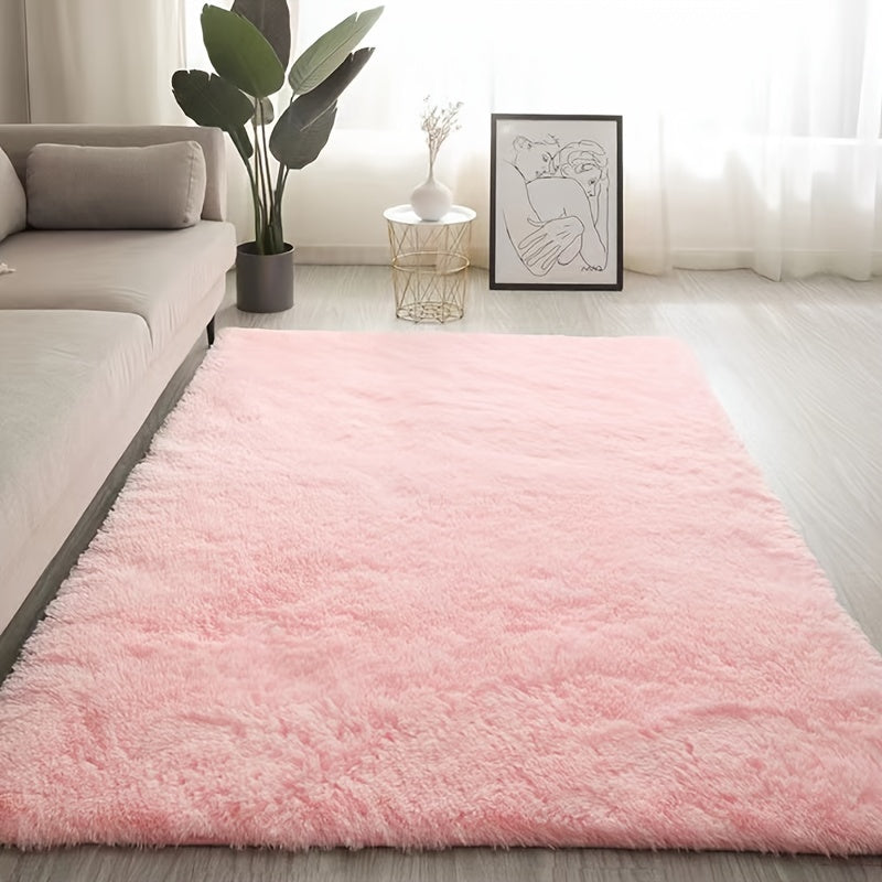 Soft Shaggy Long Area Rug Fluffy Carpet Bedroom Floor Rug