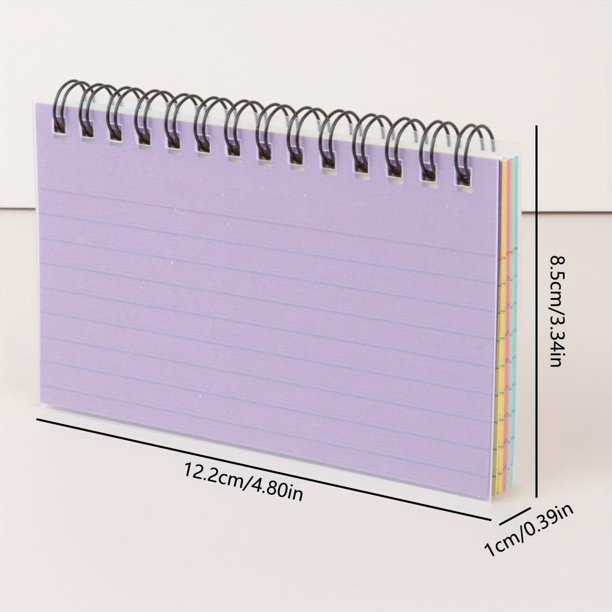 Detachable Coil Notebook Line with Index Card, Mini Size Exercise Note