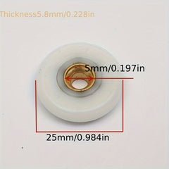 2pcs Bathroom Bearing Door Runner Sliding Shower Door Roller Pulley