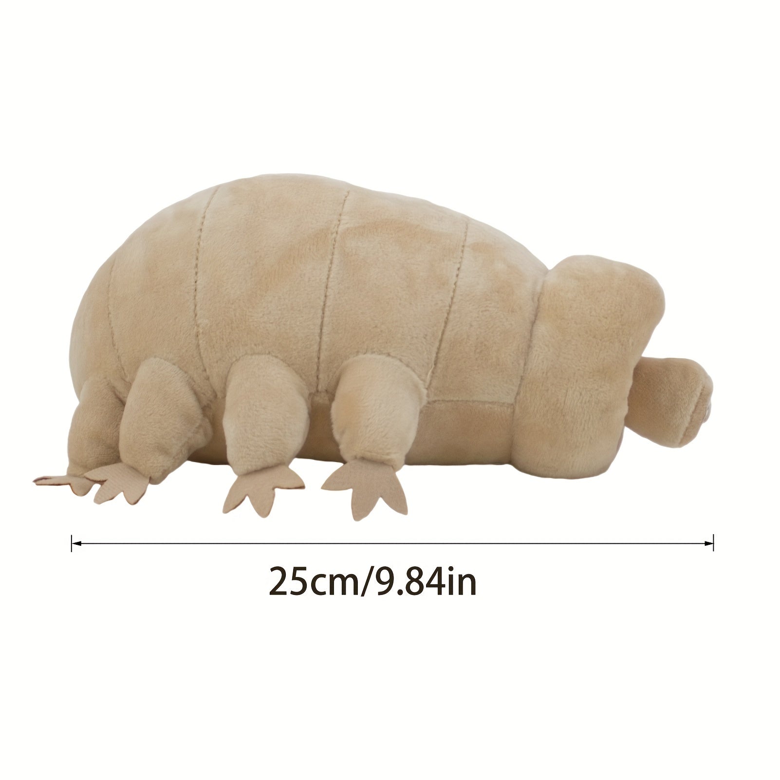 8'' Tardigrade Plush Toy Stuffed Animal Water Bear Insect Doll For Kids