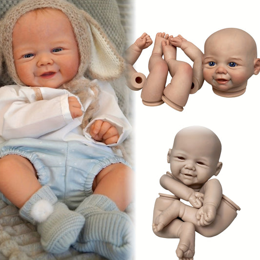 3D Painted and Unpainted Vivienne Reborn Doll Kits DIY Bebe Reborn Kits