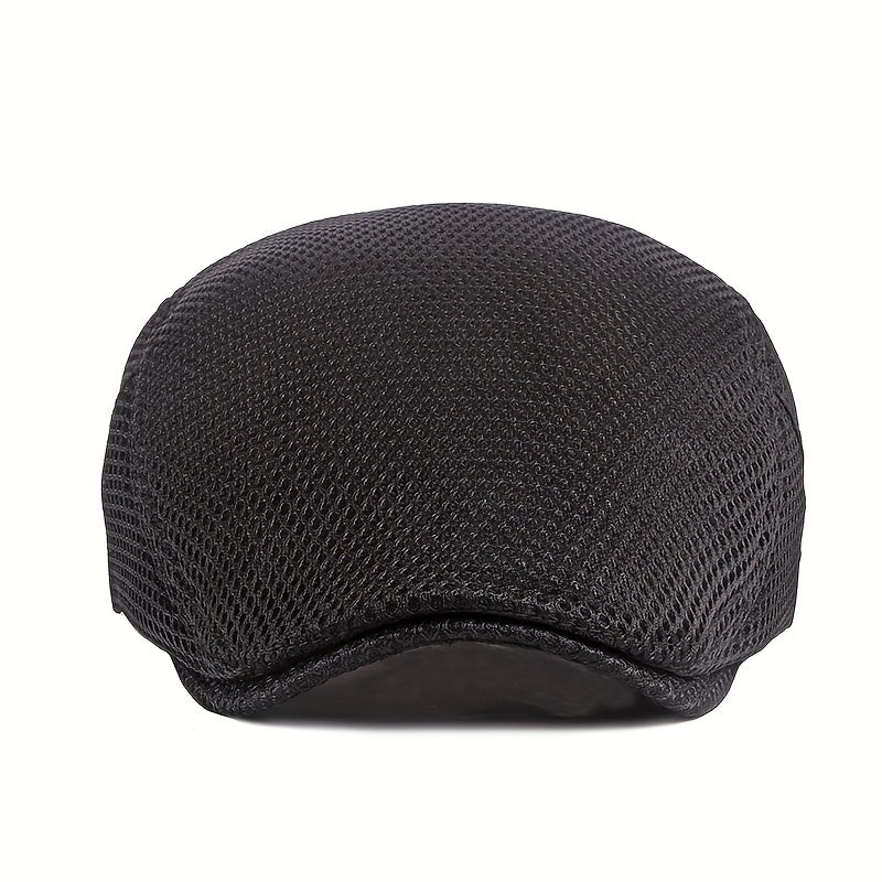 Beret Men's Summer Thin Mesh Breathable Sun Protection Hat