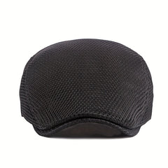 Beret Men's Summer Thin Mesh Breathable Sun Protection Hat