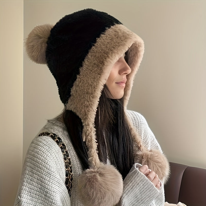 Thickened Women's Winter Hat for Various Occasions, Warm and Windproof
