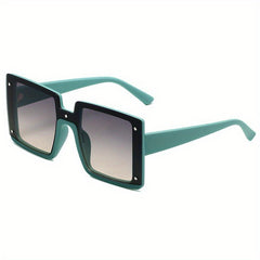 Oversized Square Sunglasses Gradient UV400