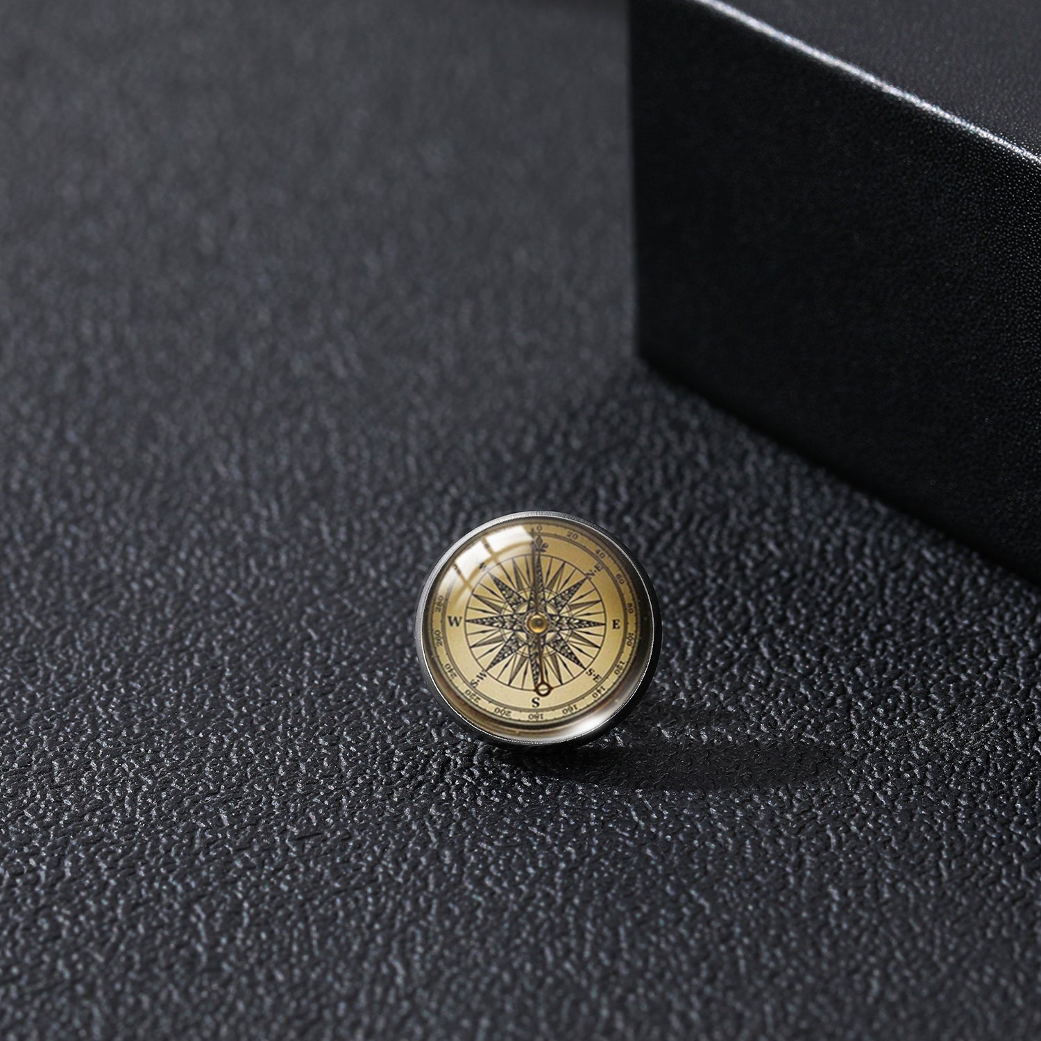 Compass Time Gem Buckle Shirt Suit Accessories