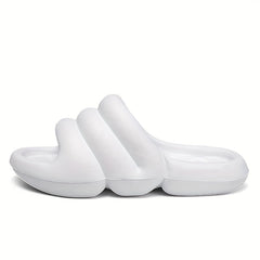 Men's Non Slip Platform Slides Soft Sole Cloud Slides