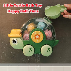 Little Tortoise Swivel Bath Toys Flower Sprinkle Baby Cartoon Water Play Toys