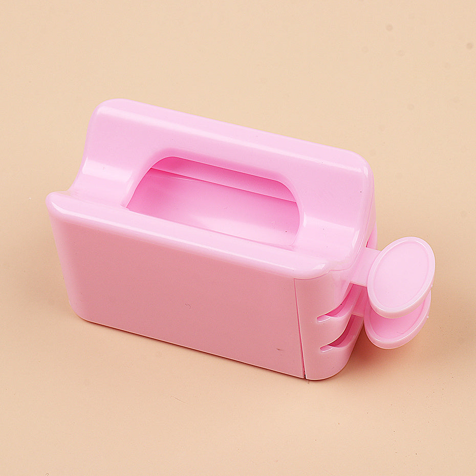 Nail Glitter Powder Recycling Box Double Layer Storage Case